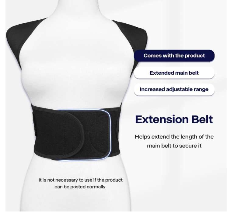 X-Cross Posture Corrector Belt Universal Size Shoulder & Back Support Belt | Back Straightener Brace For Spine & Body Posture Correction | Clavicle Support For Unisex | Universal Size|