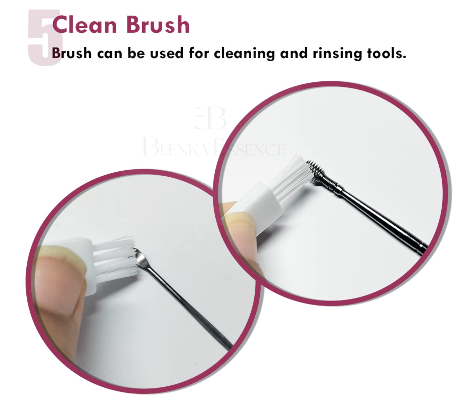 6 Pcs Ear Pick with a Storage Box Earwax Removal Kit  | Ear Cleansing Tool Set | Stainless Steel Spiral Ear Curette Ear Wax Remover Tool with Cleaning Brush