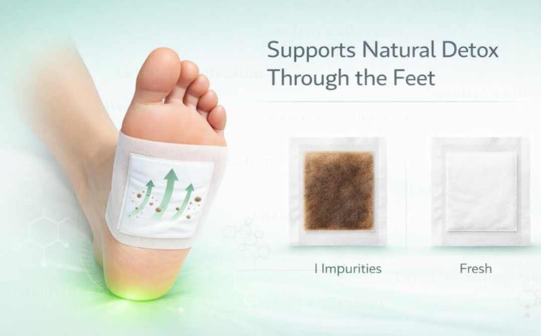 Detox Foot Patches for Weight Loss & Toxin Removal | Natural Ginger Herbal Foot Pads for Deep Cleansing & Body Detox | Foot Patch for Pain Relief & Detoxification | Foot Pads for Women & Men (Pack of 10)