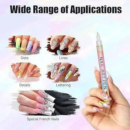 12 Colors DIY Nail Art Pens Set