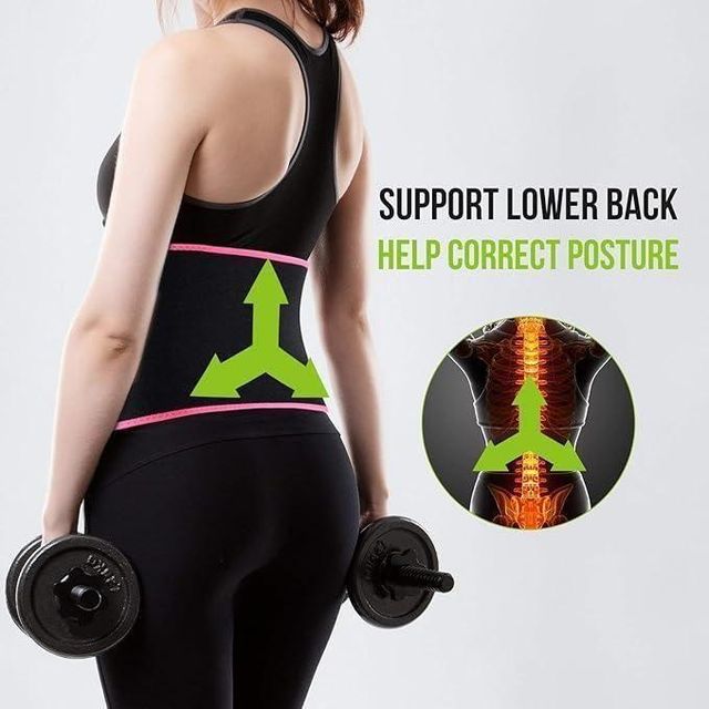 Sweat Slim Belt for Weight Loss for Women and Men |Lose Belly Fat|